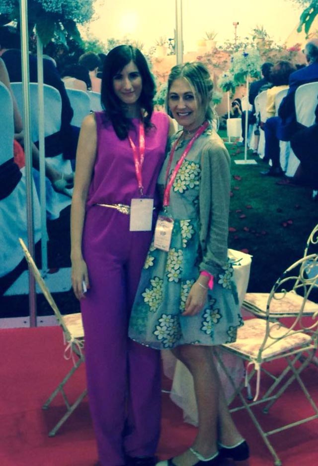 Con Maika, de Los sueños de Carlota en la Expo Mujer España 2015