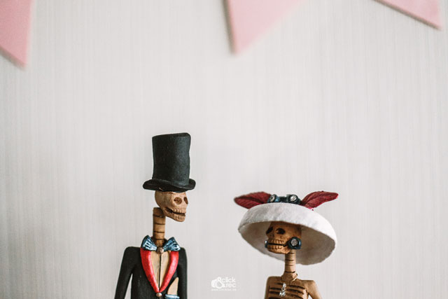 Muñecos simpáticos para decorar la boda de Antonio y Edith