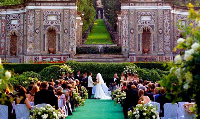 Existen jardines, haciendas y fincas preciosas en las que celebrar vuestra boda civil