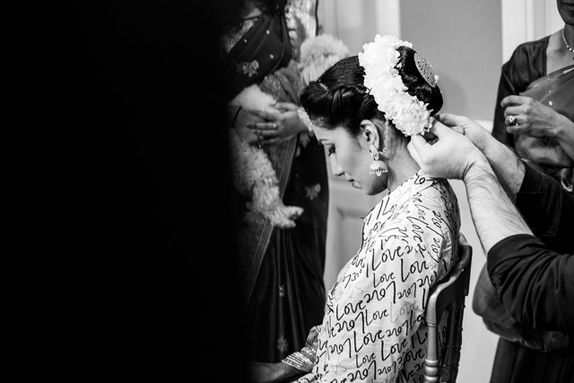 Siva antes de su boda hindú en Sevilla