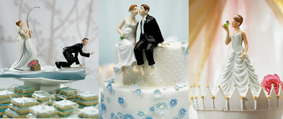 Figuras de novios para tartas de bodas