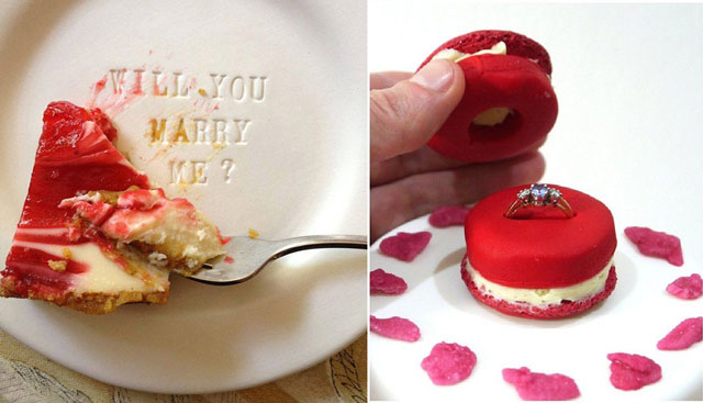 Pedir matrimonio mientras coméis unos muffins