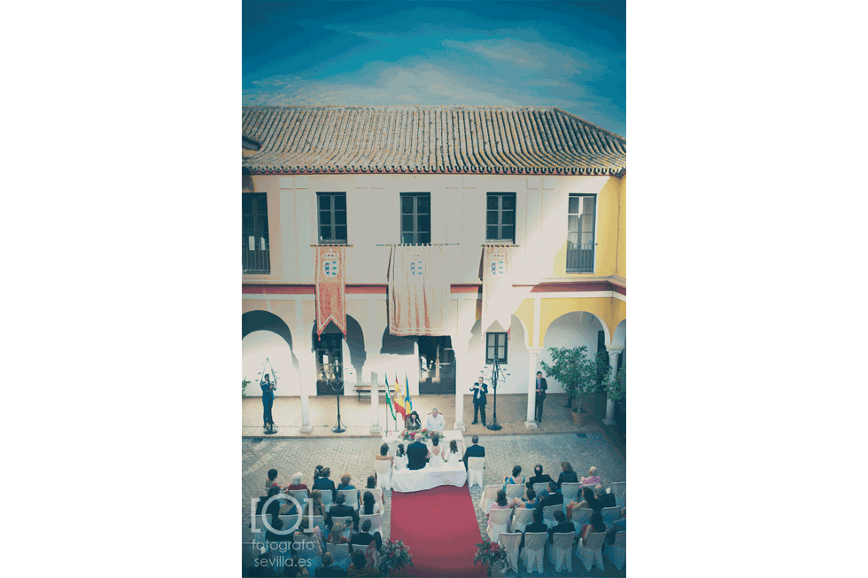 Ceremonia civil de Marta y Joaquín en el Ayuntamniento