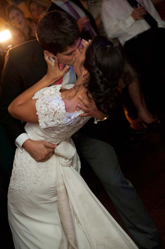Momento durante el baile de novios en la boda de Carmen y Joaquín