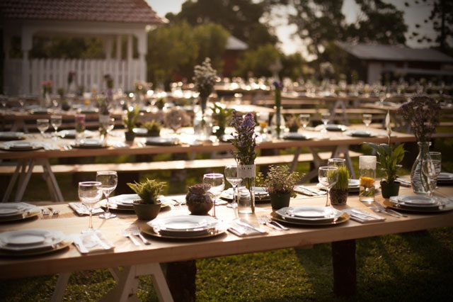 10 ideas de mesas de invitados para vuestra boda con estilo rústico