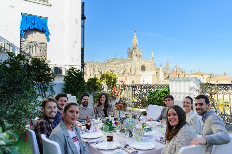 Comida de empresa de Navidad en Sevilla (Evento privado en De boda con Ángela)