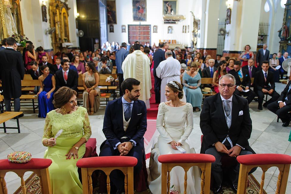 Organización de la boda de María y Pedro, celebrada en las Bodegas González Byass, en Jerez de la Frontera (Cádiz)